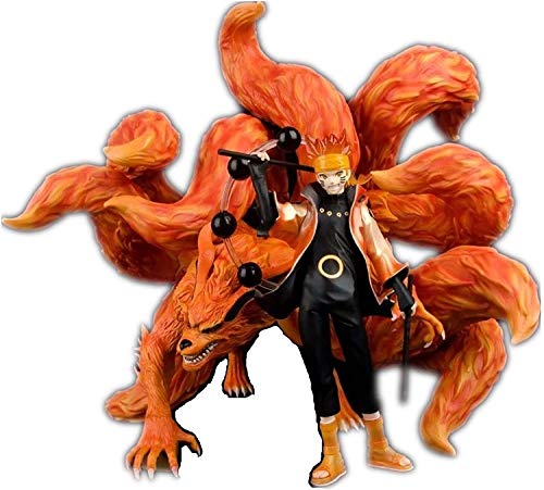 ZPTECH Exquisitas figuras de acción Naruto Figura Kyubi Uzumaki y Kurama Naruto Figura de anime Figura de acción Feng (color: por defecto)