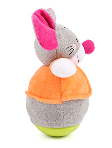 11422 Roly Poly Ratón, Small Foot, ratón de Felpa Suave, Figura de pie para agarrar y Sentir.