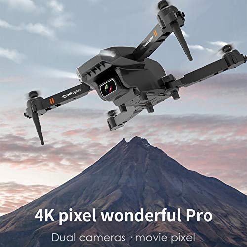 2021 Nuevo Mini Drone 4K HD Cámara 2.4G WiFi FPV Presión de Aire Altitude Hold Plegable Quadcopter RC Drone Kid Toy Gift,4*Battery