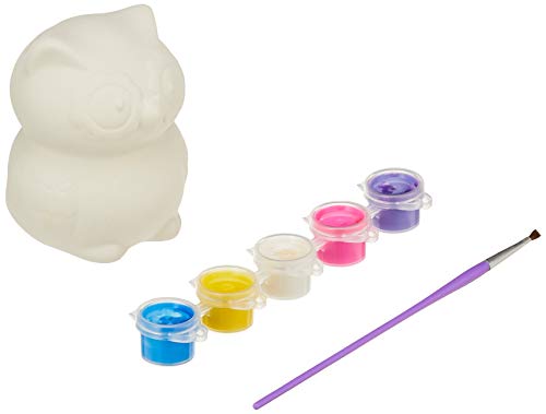 4M- Paint Your Own Mini Owl Bank: Arte con pintura (00-04699) , color/modelo surtido
