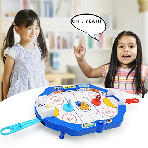 A/A Mini mesa de hockey de mesa de aire de hockey de mesa, juego de hockey de mesa para padres e hijos, puzle de interacción mini de hockey sobre hielo, juguete de regalo adecuado para niños