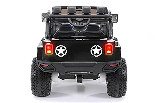 Actionbikes Coche ELECTRICO para NIÑO Jeep Wrangler 2 PLAZAS 24 V