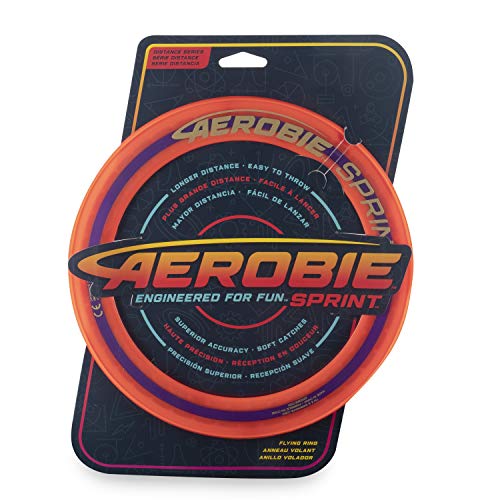 Aerobie Anillo Volador Sprint, Version Más Pequeña del Anillo Recordista de Mayor Distancia del Guiness World of Records, Multicolor, 950030