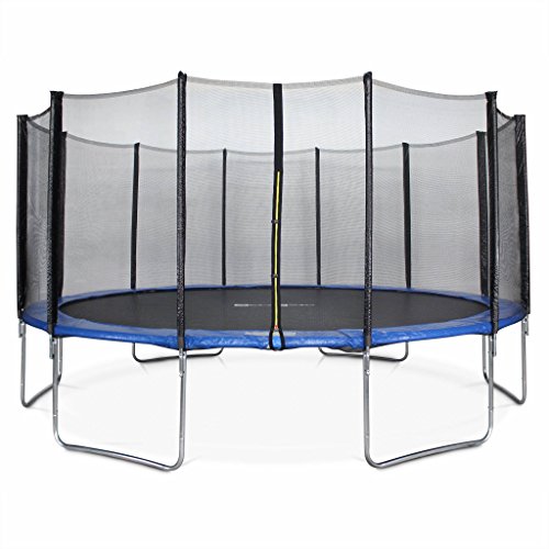 Alice's Garden Cama elástica 490 cm, Trampolín para niños, aguanta hasta 150 kg (Estructura Reforzada). Incluye: Red de protección- Jupiter