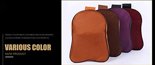 Almohada para el cuello del asiento del automóvil - Almohadilla para la cabeza para conducir / oficina / viajes - Cuero artificial + Espuma viscoelástica + Correa ajustable - Aliviar el dolor (1PCS),