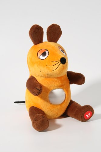 Ansmann 1800-0013 - Ratón de peluche con luz nocturna y nana para dormir [Importado de Alemania]