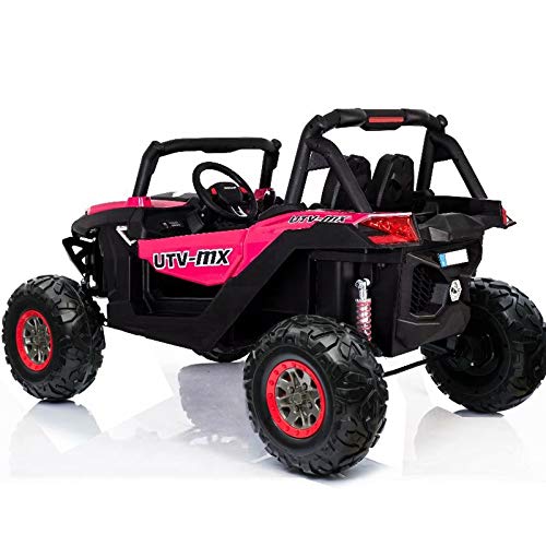 ATAA Buggy UTV RSX 24v - Rosa - El Coche eléctrico para niños Buggy UTV - RSX es un Coche Todo Terreno Muy Potente con batería 24v.