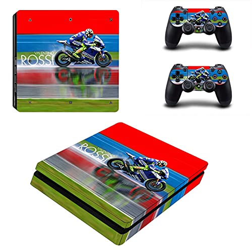 AXDNH Skin para Controladores De Consola PS4 Slim, Película Protectora De Vinilo con Diseño De Fútbol De Llama, Accesorio Compatible para Playstation 4 Slim Game Console Sticker,4303