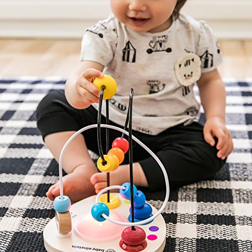 Baby Einstein, Hape Juguete de madera con bolas de colores y música