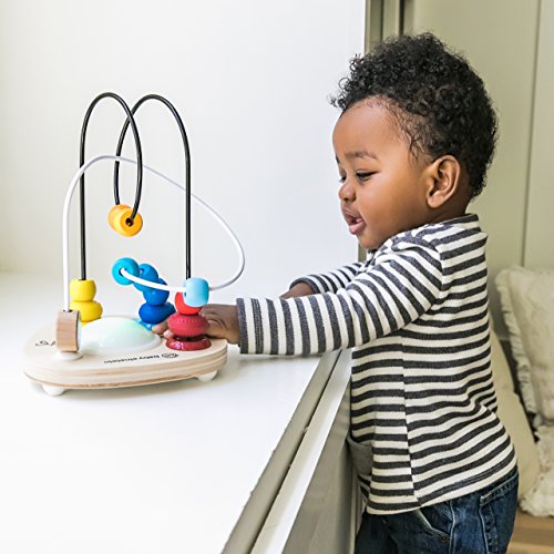 Baby Einstein, Hape Juguete de madera con bolas de colores y música