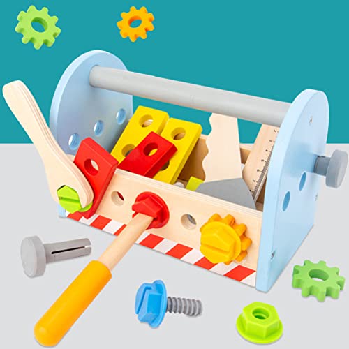 Banco de trabajo Juego de herramientas de juguete de construcción Tienda de trabajo Kit de herramientas de juguete Banco de viaje al aire libre Juguete preescolar regalo para niños niños niñas