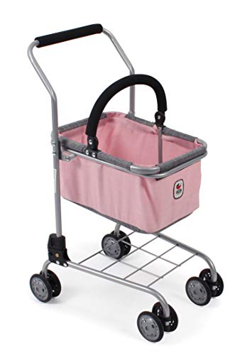 Bayer Chic 2000 761 15 - Carrito de la Compra para niños, Color Gris y Rosa