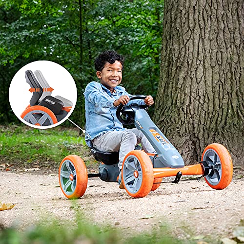 BERG Pedal Gokart Reppy Racer con Caja de Sonido en el Volante| Coche de Pedales, Seguro y Estabilidad, Juguete para niños Adecuado para niños de 2,5 a 6 años