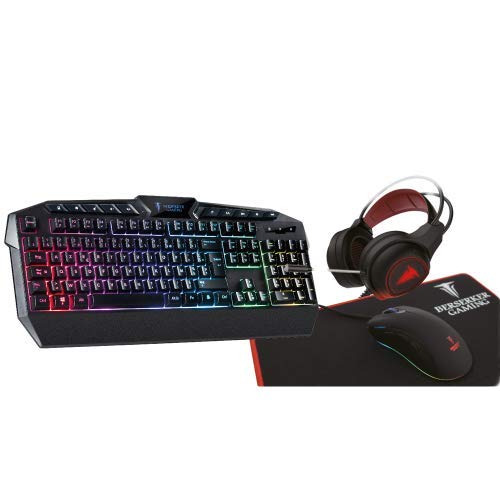 Berserker Gaming Pack Gaming GX-804(4EN1) - Tapa, diseño de Thor Combo