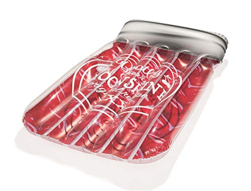 Bestway 44039 Colchoneta Hinchable Moonshine Cerezas, Vinilo, Rojo metálico, 190x114 cm