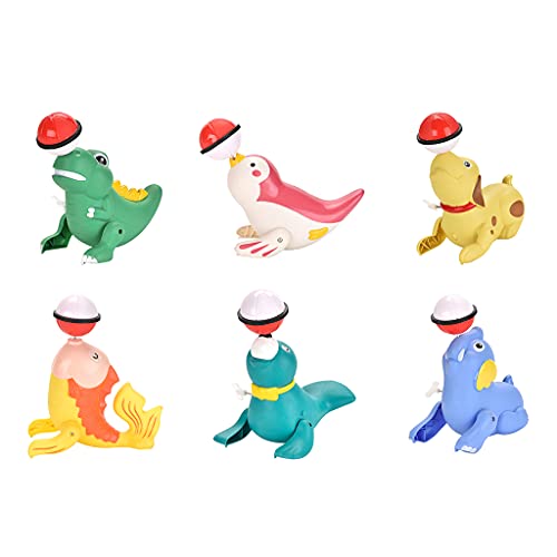 bfh Juguete de cuerda de 17 cm/6 pulgadas Mini juguete de relojería Animal Acrobatic Toy con Spinning Tops Juguete de baile en miniatura para bebés niños Gif
