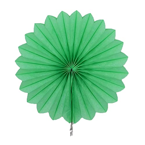 Blomma pappersfläkt Decorativo Body Party Paper Crafts 4 '' - 12 '' Fans de papel DIY Papel de tejido de bricolaje Flor para el festival de fiesta de cumpleaños de boda Alla typer av pappersfläktar oc