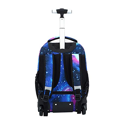 BOZONLI Bolsas Escolares Mochilas Escolares con Ruedas, Mochila Trolley Mochila Ruedas Equipaje Infantil niños Cabina de Equipaje Maleta Trolley para Niñas y Niños