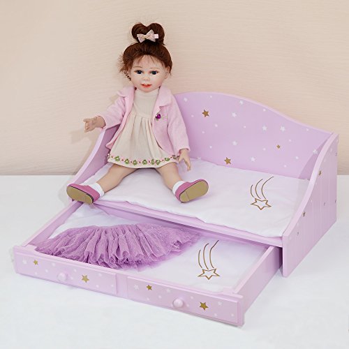Cama Nido de Madera para muñecas de 457 cm de Olivias World TD-0096AP