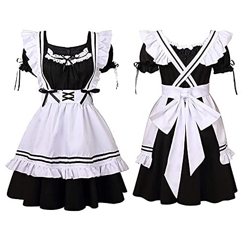 CarolynDesign Anime Cosplay Francia Delantal Maid Fancy Lolita Dress Set