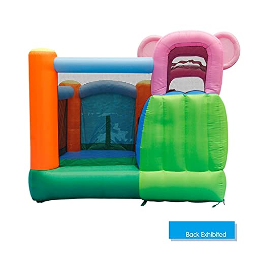 Castillos inflables Diapositiva Castillo Hinchable para Niños Cama Elástica con Colchón De Aire Trampolín para Parque Infantil para El Hogar Cama De Salto De Elefante Regalos para Niños