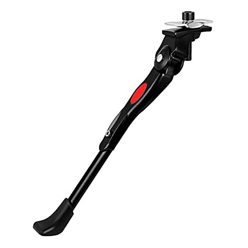 Cavalletto Bici Regolabile, Supporto Posteriore In Lega Di Alluminio per Mountain Bike Da Centro, Bici Da Strada, Bici Da Città, Bici Pesanti, Bici Da 24-29 Pollici (Black)