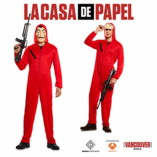 Ciao Tuta Rossa Rapinatore Casa Di Carta Costume Originale (Taglia M/l) Disfraces, Rossol, Unisex Adulto