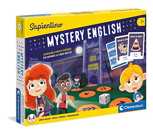 Clementoni – Juego de Mesa Inglés Misterioso (Mistery English)