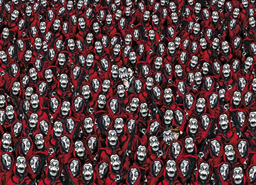 Clementoni Money Heist Puzzle 1000 Piezas Impossible La Casa de Papel, Multicolor, único (39527)