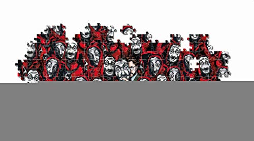 Clementoni Money Heist Puzzle 1000 Piezas Impossible La Casa de Papel, Multicolor, único (39527)