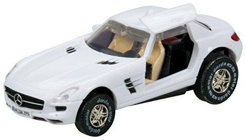 Coche de Miniatura Mercedes Benz SLS AMG Blanco (Darda 50375 )