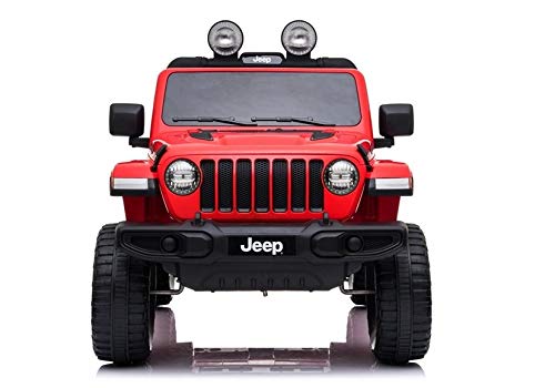 Coche eléctrico de 2 plazas 12 V Jeep Wrangler Rubicon negro – Pack Luxe