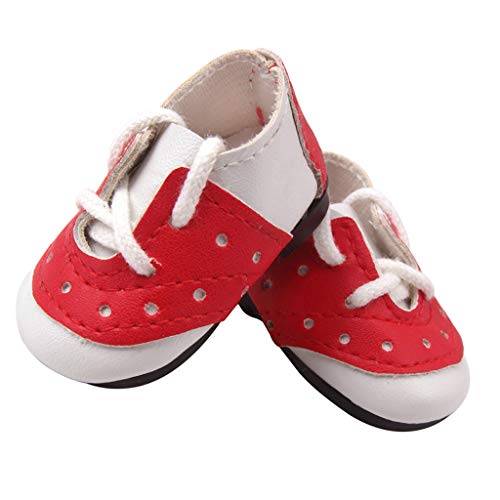 Colcolo 4 Pares de Zapatillas Sin Cordones para Vestir, Se Adapta a La Muñeca Mellchan de 14.5 Pulgadas, Muñeca Bebé