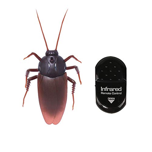 Cucaracha de Control Remoto, Cucaracha Animal de Alta Simulación Control Remoto por Infrarrojos Regalo de Juguete para Niños, Adecuado para para Fiesta Halloween Navidad