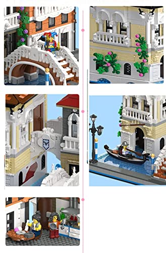 Cxcdxd 2021 Regalos de Invierno para niños y Adultos, Modelo de Kit de construcción de casa Modular, Juguetes de construcción compatibles con Lego, Juguetes de Bloques de construcción para niños