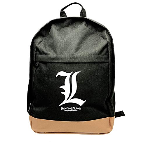 Death Note ABYBAG151 - Mochila, 45 cm, símbolo L (tamaño grande)