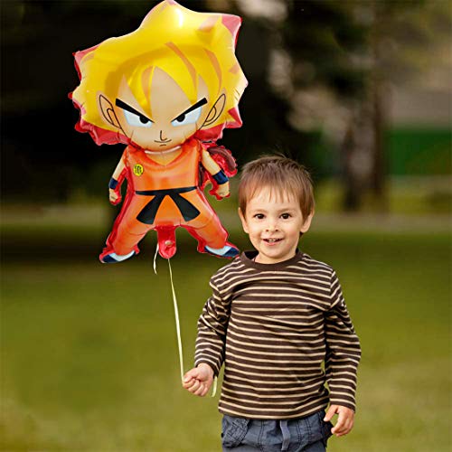 Decoración de Fiesta de Cumpleaños Tomicy 6 pcs Dragon Ball Party's Helium Balloons Decoraciones Cumpleaños de Fiesta para Niños Globos Party Supplies para Decoraci ón de Niños