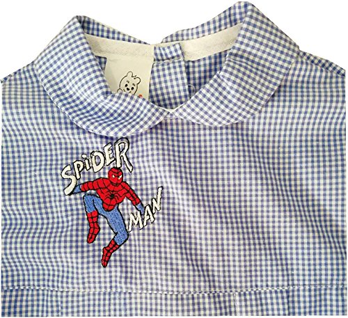 Delantal guardería Spiderman talla 40 (12-18 meses)