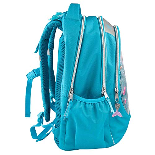 Depesche FANTASYModel 10982 Mermaid - Mochila escolar, aprox. 23 x 34 x 44 cm, color azul