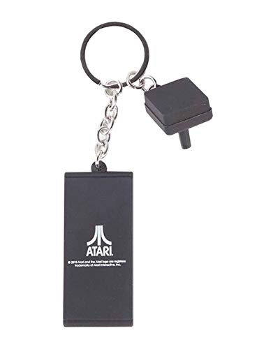 Difuzed ATARI - Consola 3D y llavero de goma Joystick