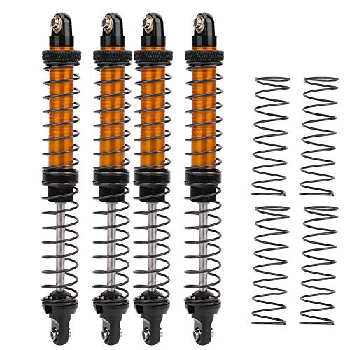 Dilwe Amortiguador de Amortiguadores RC, Amortiguador de Amortiguadores de Suspensión de Aceite Amortiguador de Choque de Metal para Coche RC(120mm)