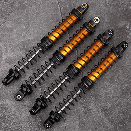 Dilwe Amortiguador de Amortiguadores RC, Amortiguador de Amortiguadores de Suspensión de Aceite Amortiguador de Choque de Metal para Coche RC(120mm)