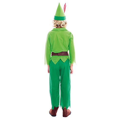 Disfraz Peter Pan Niño【Tallas Infantiles de 3 a 12 años】(Talla 3-4 años) | Disfraces Carnaval Cuentos Personajes Fantasía Niños