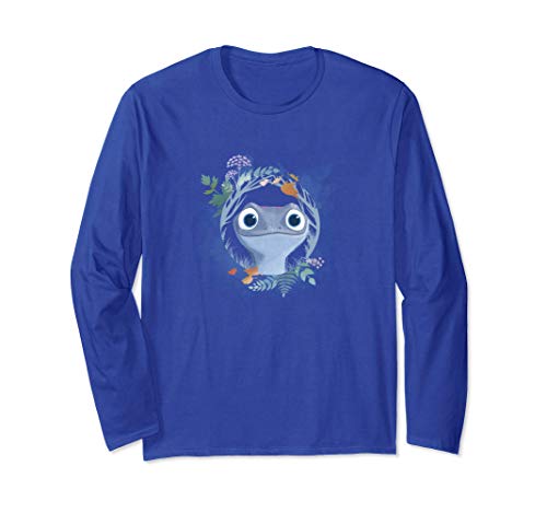Disney Frozen 2 Bruni The Salamander Watercolor Portrait Manga Larga