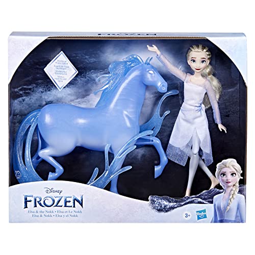Disney Frozen - Muñeca de Elsa y Figura de Nokk inspiradas en Frozen 2