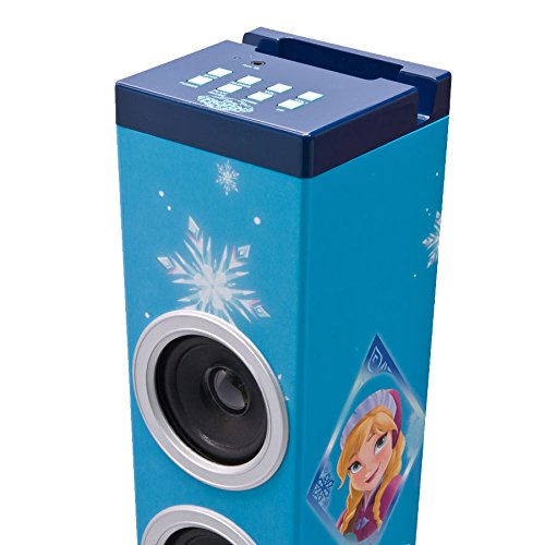 Disney Frozen Torre De Sonido con Bluetooth Y Altavoces Luminosos (Lexibook BT900FZ)