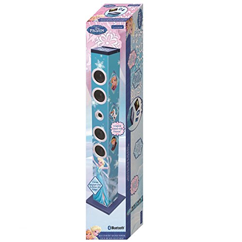 Disney Frozen Torre De Sonido con Bluetooth Y Altavoces Luminosos (Lexibook BT900FZ)