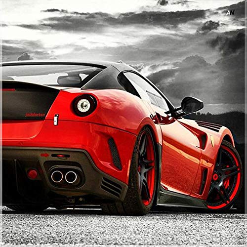 DIY de madera Puzzles Coche grandes adultos 1000 piezas Regalo RacCar landscape 3D Home Decor Imagen de la decoración de la habitación Regalos de Navidad