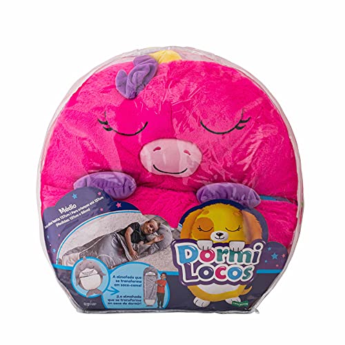 Dormi Locos Unicornio, Color Rosa, 137cm x 50cm (Concentra 506026)