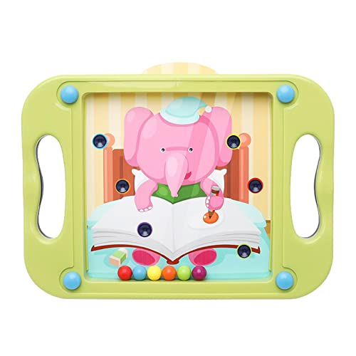 duhe189014 Juguete Educativo de Palma 3D Laberinto Bola de Equilibrio Tablero de Laberinto Rompecabezas Juego de Juguetes Montessori Juguete Educativo de Aprendizaje para niños para el Desarrollo